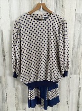 Jo Hanna York By Joan Davis Floral Three Piece Set Size 20 Vintage 1980s