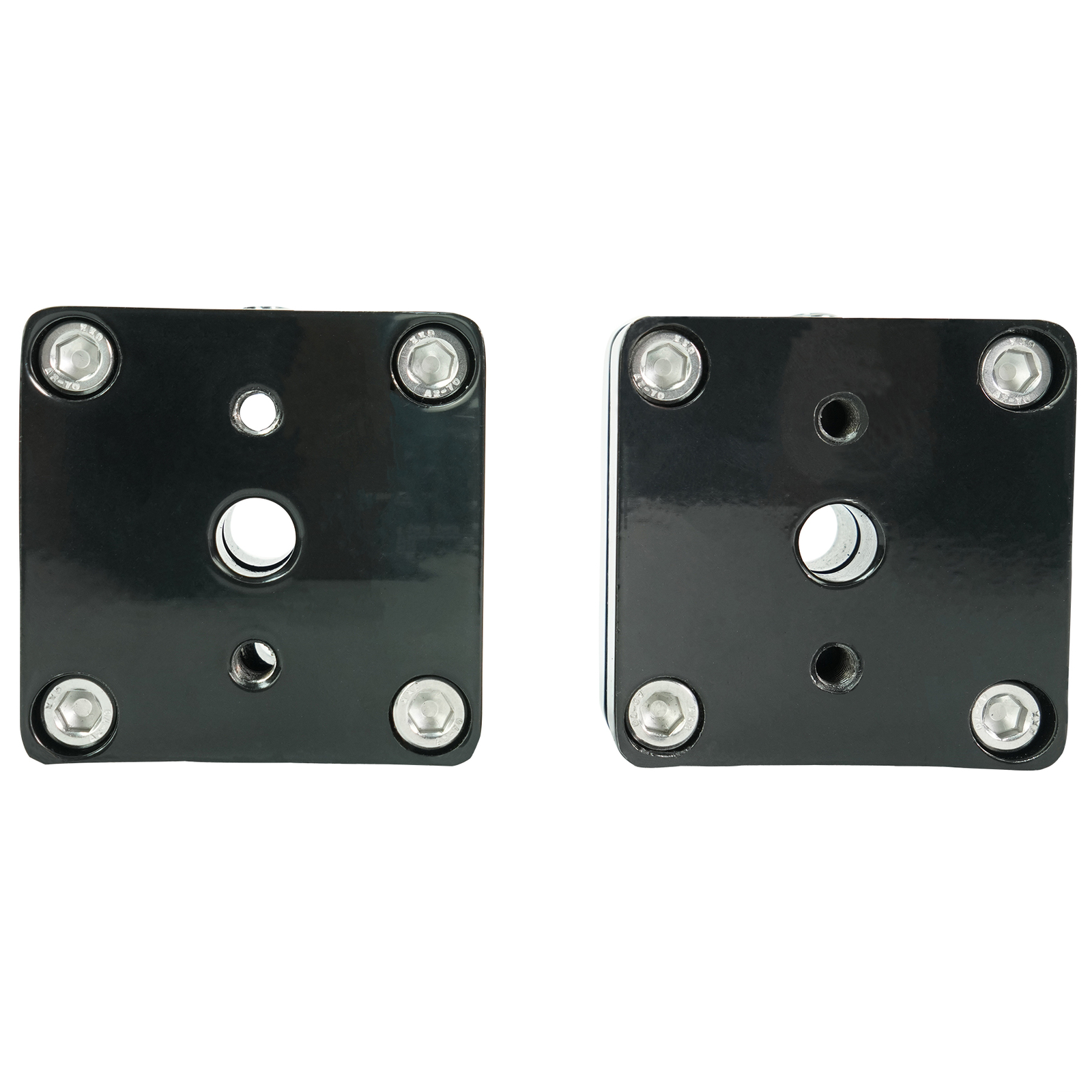 2 Rockville MAC90B 8 Поворотных на 360 корпусов акустических систем из черного алюминия для поверхностного монтажа