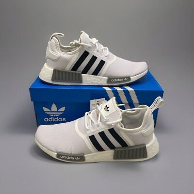 Nmd R1 White And Grey New Size Adidas NMD R1 White Black Grey Mens