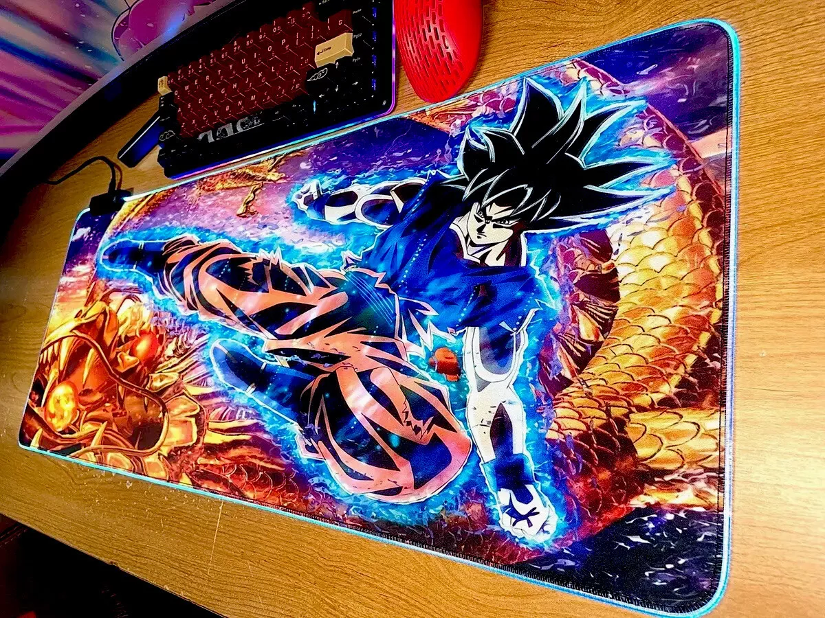 Mousepad Goku Super Saiyajin poder Dragon Ball desenho anime