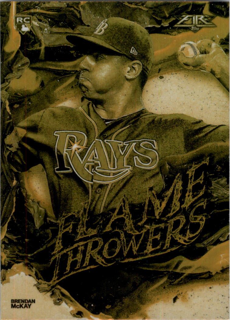 2020 Topps Fire Flame Throwers Gold Minted #FT12 Brendan McKay - NM-MT