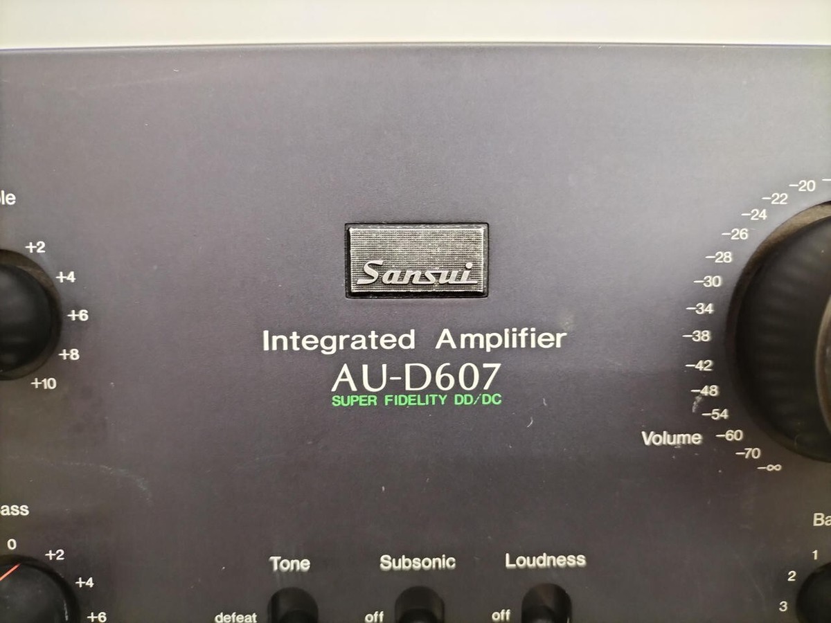 SANSUI AU-D607 Integrated Amplifier Rare | eBay SANSUI AU-D607 Integrated Amplifier Rare | eBay