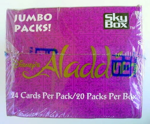ALADDIN Trading Cards Factory Sealed JUMBO PACK Box RARE 1993 SkyBox Disney - Picture 8 of 10