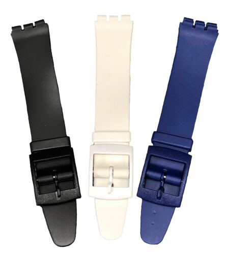 ULTRA Sottile Pelle Swatch Cinturino di Ricambio 17mm | eBay