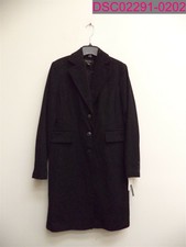 Halogen Single Breasted Notch Collar Topper Wool Blend Coat Women's Size 10