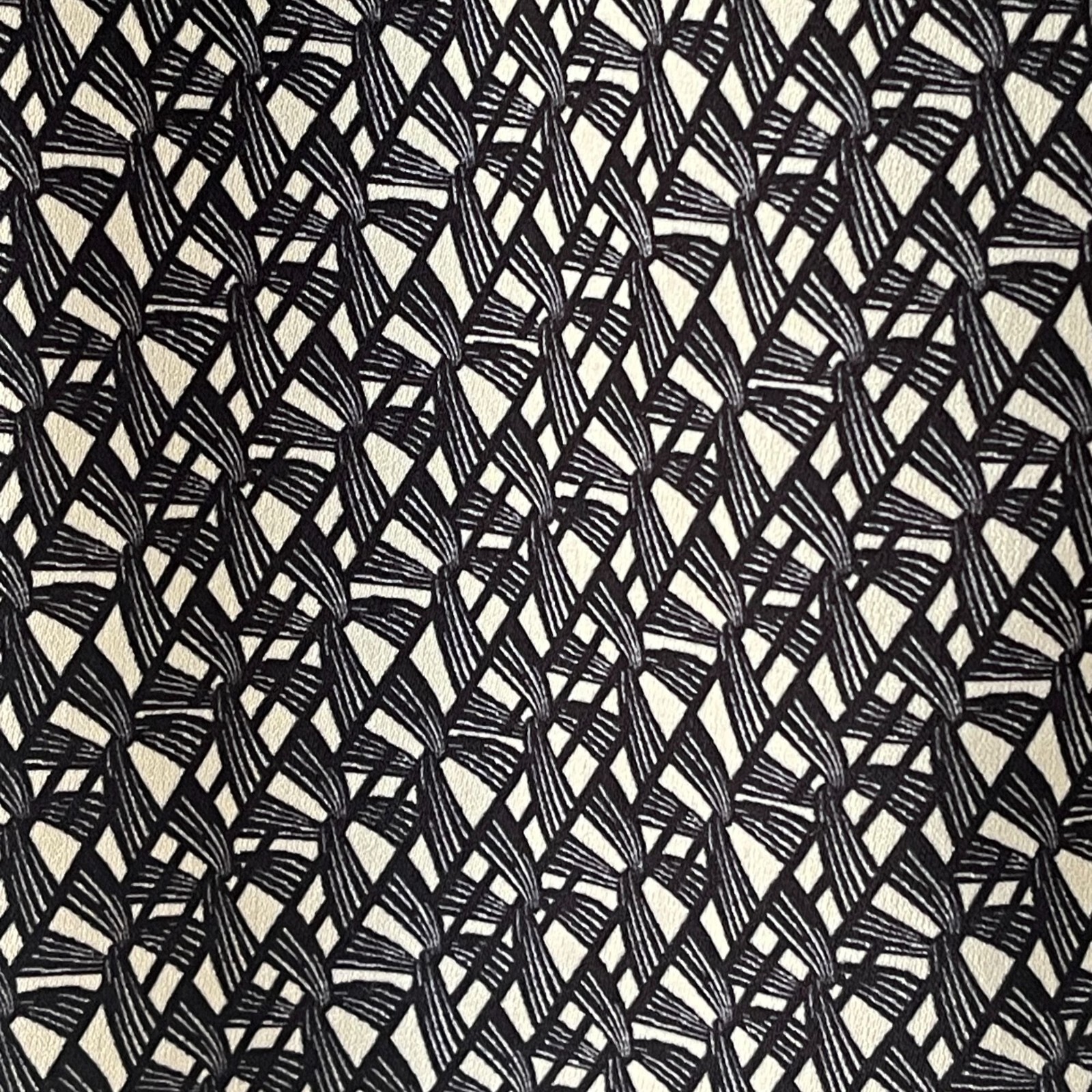 Massimo Dutti Black Geometric Pattern Sleeveless … - image 4