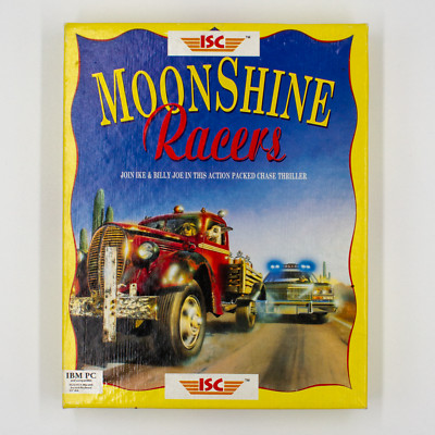 Moonshine Racers ISC/Millenium IBM PC MS-DOS 3,5'' Disks, 1991 Klassiker