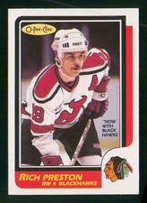 RICH PRESTON 1986-87 O-PEE-CHEE 86-87 NO 61 EXMINT+          12118