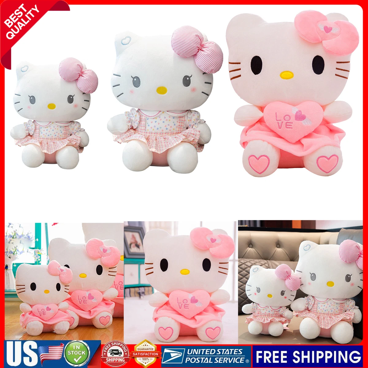 Cute Hello Kitty plush (Size: No selection: 20cm)