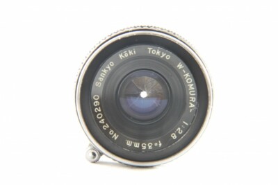 Rare Exc Sankyo Koki Tokyo W-KOMURA 35mm f/2.8 Leica 39mm LMT