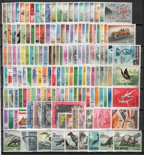 Komplette Jahrgänge San Marino postfrisch ** Neu** von 1959 bis 2010 - Bild 18 von 162