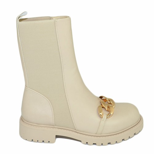 Stivali Monday con fascia elastica e tacco comodo 5 cm EE