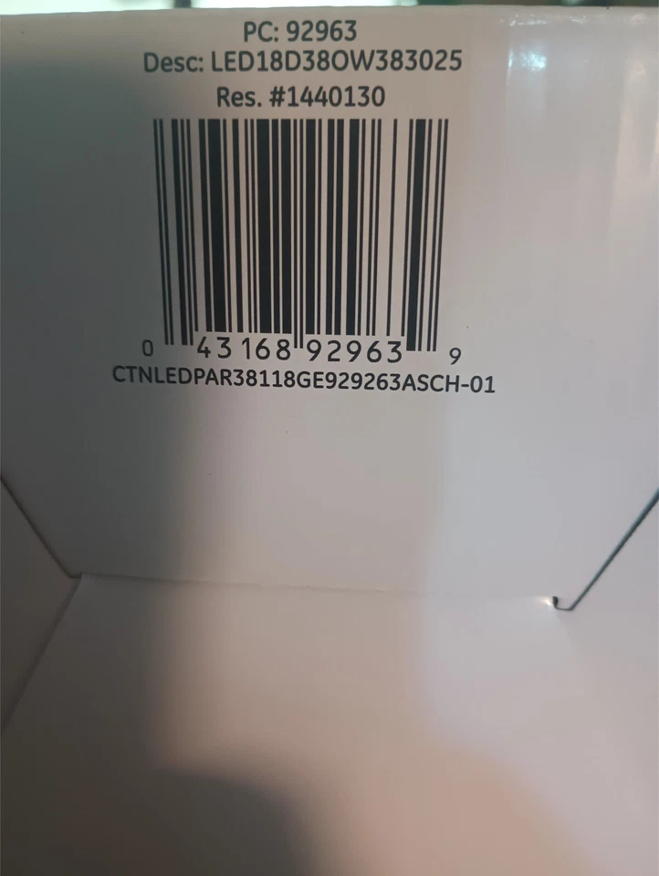 6- GE Lighting led18d38ow383025 18 W, Compact Led Bulb, White, Par38, 3000K  - Image 4 of 4