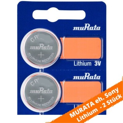 2x Murta Auto Schlüssel Batterie passend für Peugeot 107 207 Citroen C1 C2 C3 C4