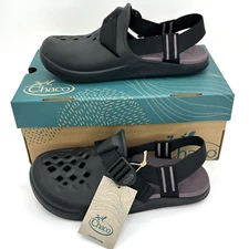 Chaco Chillos Clogs Black Women's Size 8 Slip-On Comfort Foam Sandals
