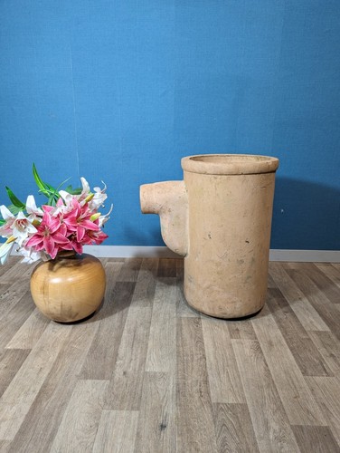 Large Terracotta Garden Planter Vase Urn Plant Pot Cley Drainage Gully Chimney - 第 1/7 張圖片