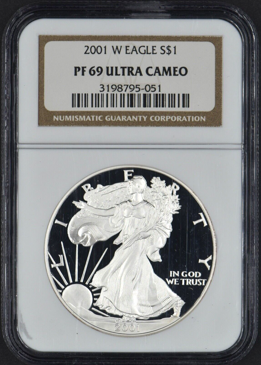 2001-W SILVER EAGLE NGC MAC PF-69 ULTRA CAMEO | eBay