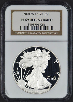 2001-W SILVER EAGLE NGC MAC PF-69 ULTRA CAMEO | eBay