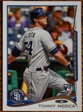 2014 Topps #278 Tommy Medica RC Rookie San Diego Padres