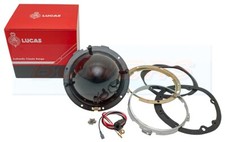 Lucas 7" Inch Headlight Headlamp Metal Back Bowl Bucket Classic Car Mini