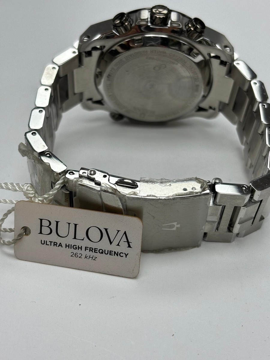 Bulova Precisionist 47 mm Silver Tone Stainless Steel Case
