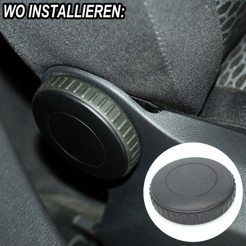 Für VW GOLF IV V PLUS VI Drehknopf Sitzlehnenverstellung Rückenlehne Schwarz - Bild 8 von 24