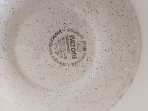 Vintage Biltons Plates X5 small, Staffordshire England, Ironstone, Retro - Picture 5 of 9