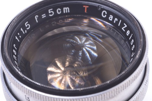 ✅ ZEISS CONTAX 50MM 1.5 SONNAR T *RARE MODEL* RANGE FINDER MOUNT LENS CAPS - Picture 5 of 10