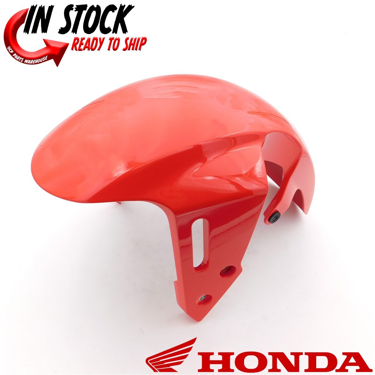 HONDA FRONT FENDER GAYETY RED 2023 2025 GROM 125 GENUINE OEM 61100