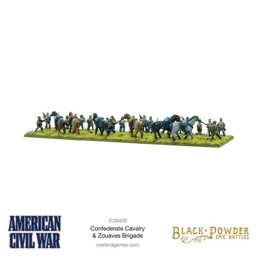 BP Epic Battles American Civil War Confederate Cavalry & Zouaves Brigade - Picture 8 of 10
