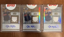 Lot of 3 2012 JUSTIN MASTERSON TOPPS TRIPLE THREADS CROWN 