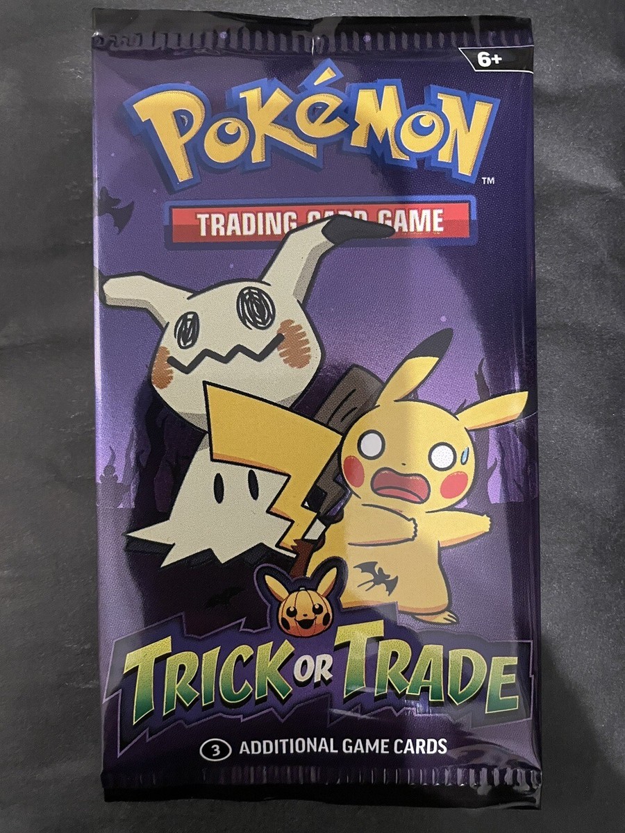 Pokemon TCG - TRICK or TRADE Halloween Booster Pack - Opened - Pokemon Cards