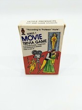 Vintage 1984 Professor Hoyle's Movie Trivia Game Series 1 Card Deck
