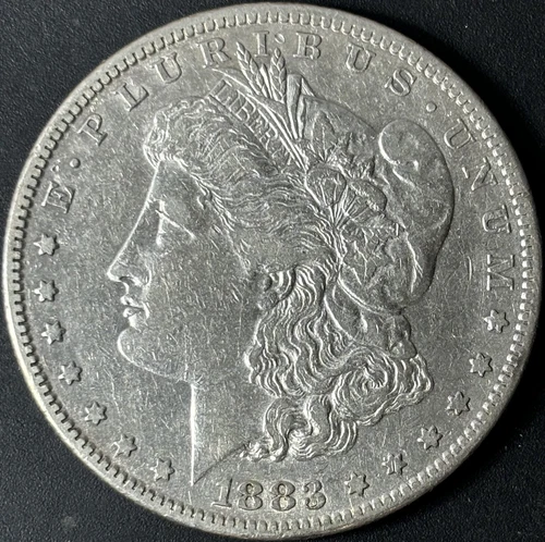 1883-S $1 Morgan Dollar - Raw XF - See Pictures