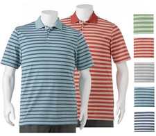 New Arrow Men's Striped Performance Polo Assorted Colors Big Tall Sizes MSRP 60