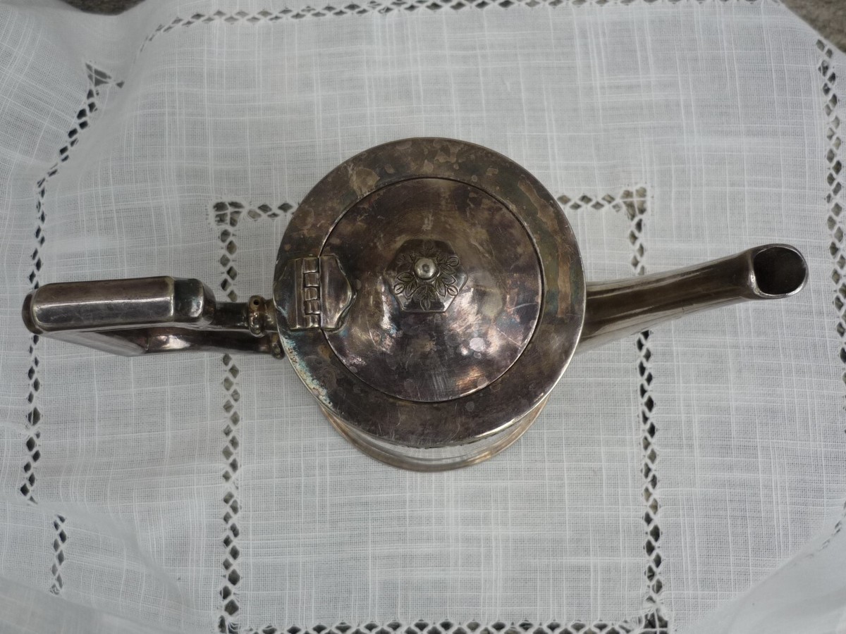 Théière Cafetière Ercuis Art Déco 1930 Poinçons