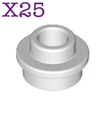 Lego 1x1 Plate Round Dots Center Hole Open Top Stud For Accessories NEW X25