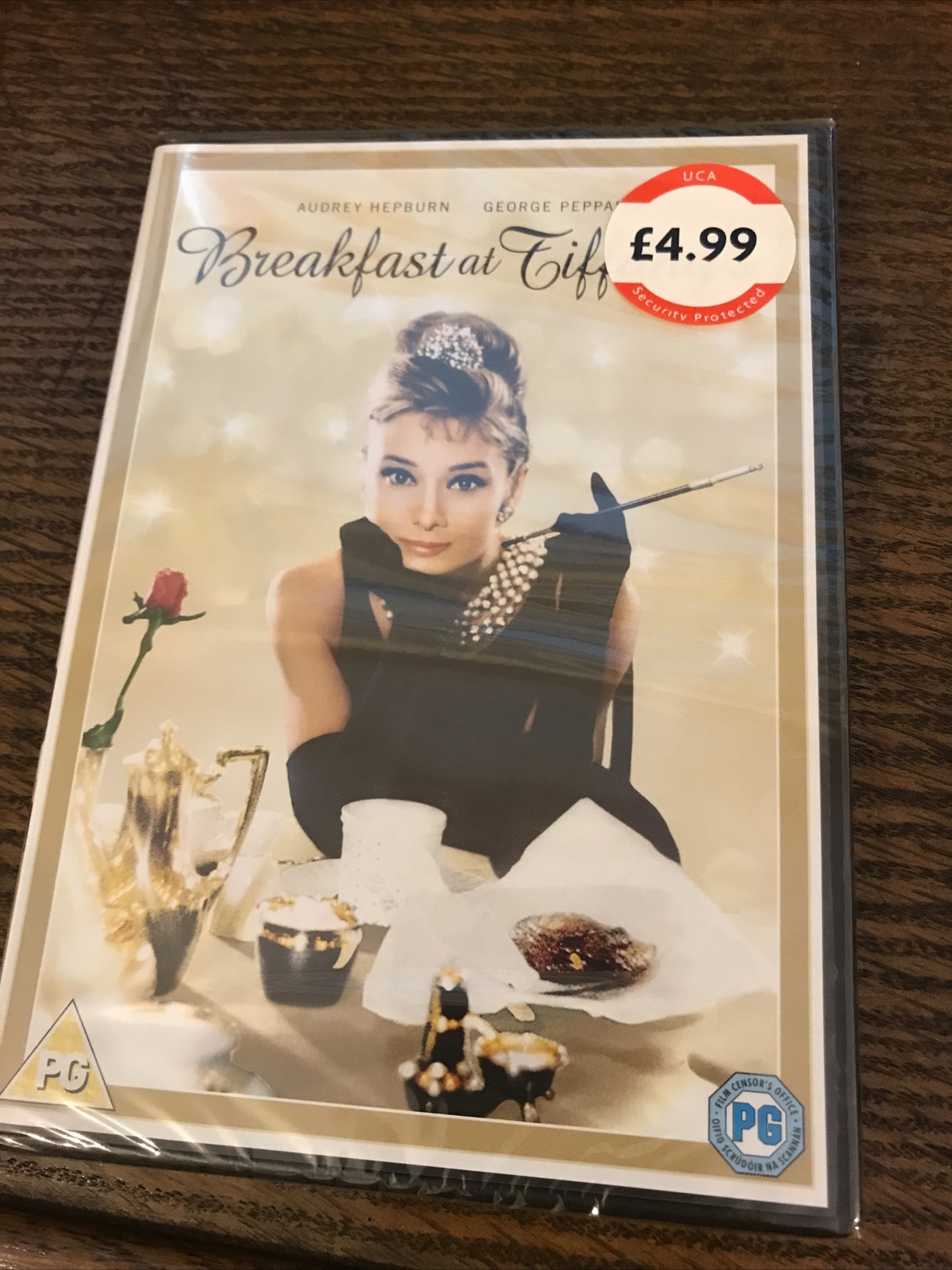 Breakfast At Tiffany's - Audrey Hepburn, George Peppard, 1961 - DVD - NEW Sealed