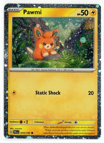 Pokemon Paldea Evolved Cosmo Holo 074/193 Pawmi