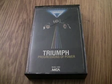 TRIUMPH "PROGRESSIONS OF POWER" CASSETTE TAPE