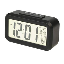  Portable Alarm Clock with Auto Night Light Sensor, Adjustable RCD11A