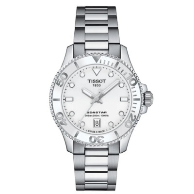 New Tissot Seastar 1000 White Dial Steel Unisex Watch T120.210.11.011.00