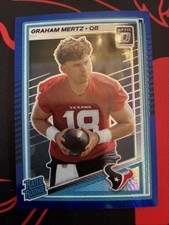 2025 Panini Donruss Optic - Rated Rookie Graham Mertz #259 Blue Hyper Prizm (RC)