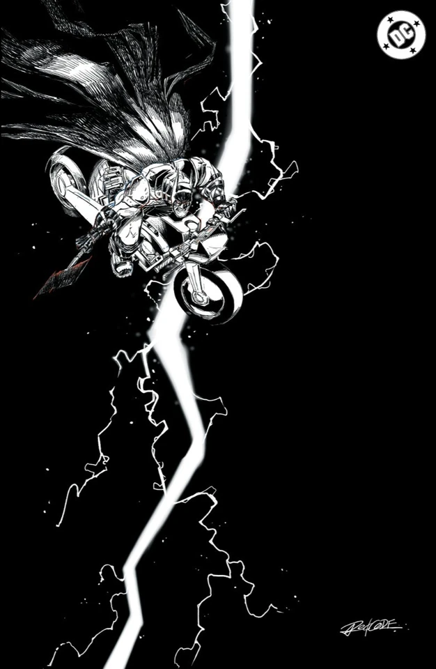 ABSOLUTE BATMAN #8 REDCODE SDCC 2025 B&W VIRGIN VARIANT LIMITED TO 600 COPIES