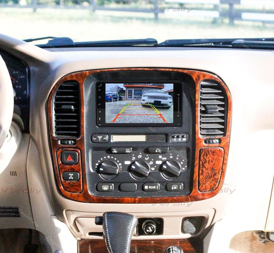 Radio estéreo para coche Toyota Land Cruiser 1999 2000 2001 Carplay Android GPS WIFI Foto 4 de 4