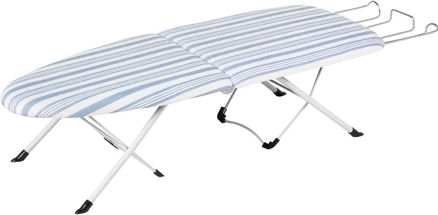 Ing Board W/ Iron Rest Blue Stripe