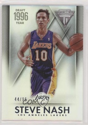 2013-14 Panini Titanium Draft Year 44/96 Steve Nash #145 HOF 2h4