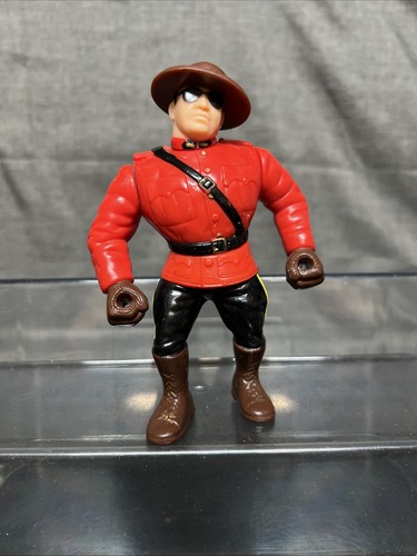 Vtg WWF Hasbro Action Figure The Mountie 1993 Seri...