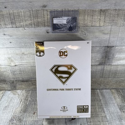 SDCC 2024 McFarlane DC Gold Superman Centennial Park Tribute Statue Mint