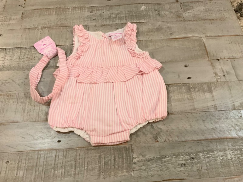 Girls Tommy Bahama romper w/headband size 3-6 months new w/tags 